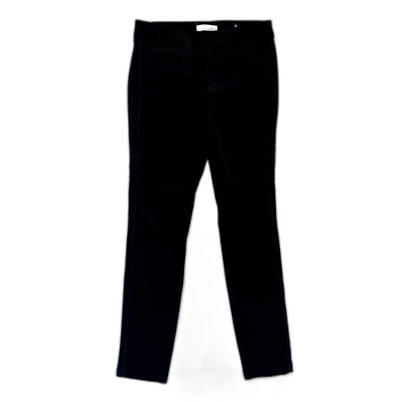 LOFT Velvet Modern Skinny Cigarette Pants Straight Leg Trousers 2 26 xs Small - Picture 2 of 9
